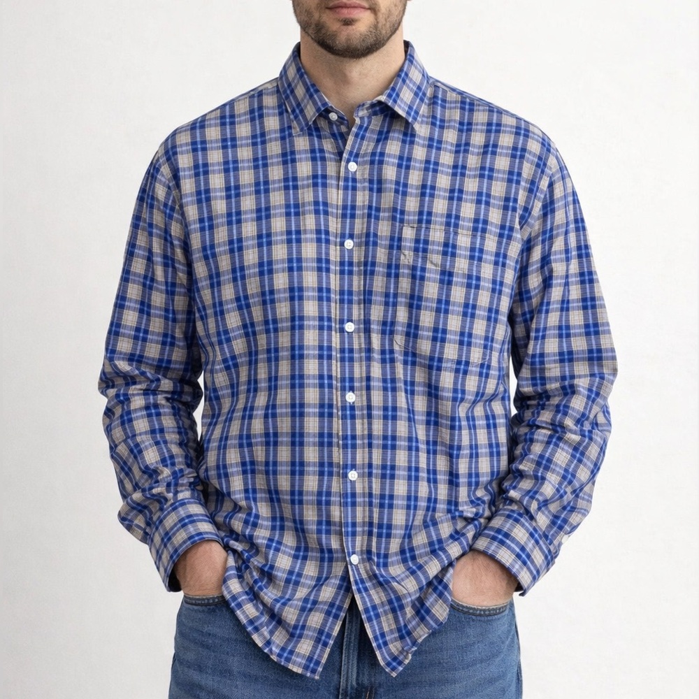 Peter Millar Long Sleeve Button-Down Casual Shirt Size XL